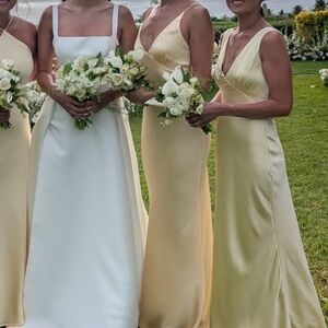 Billy J Butter Yellow Bridesmaid Dress